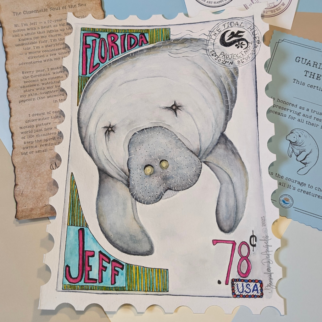 Jeff the Manatee: The Heart of The Tidal Hue Project™️ (Holiday Edition)